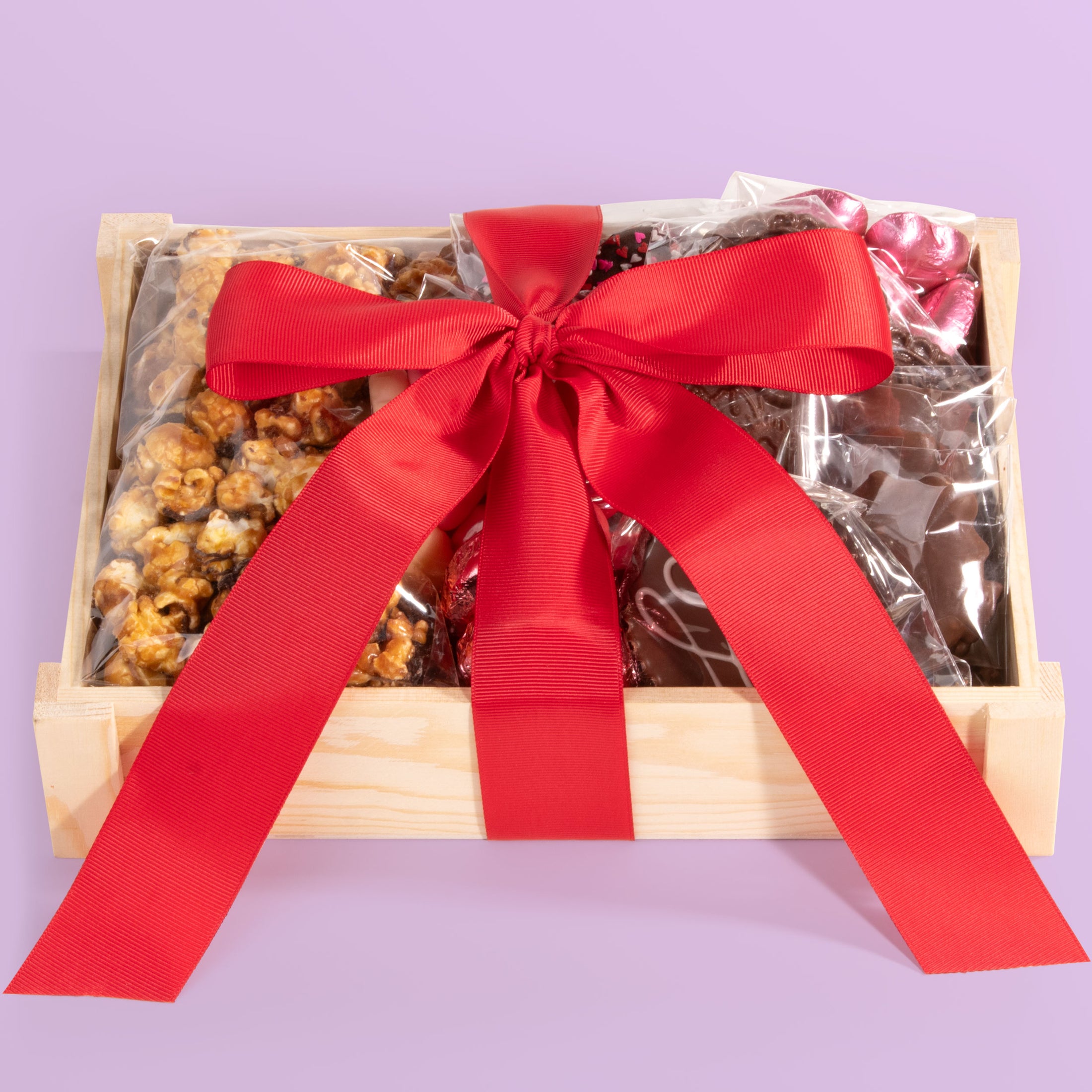 Deluxe Valentine Chocolate Gift Crate